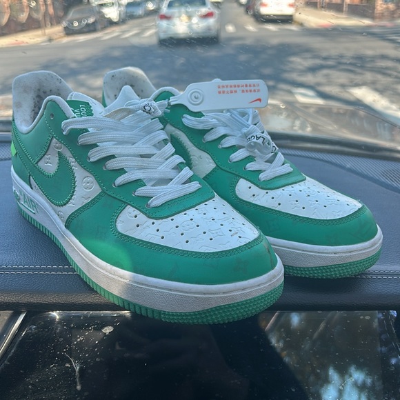 Nike Louis Vuitton, white&green, perfect condition. Ready to go!!! - Picture 4 of 5